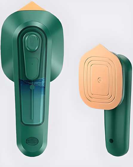 Portable Micro Steam –Handheld Green Garment Steamer for Dry & Wet Ironing, Fast-Heat, Lightweight Wrinkle Remover, Mini Ironing Machine for Home &Office